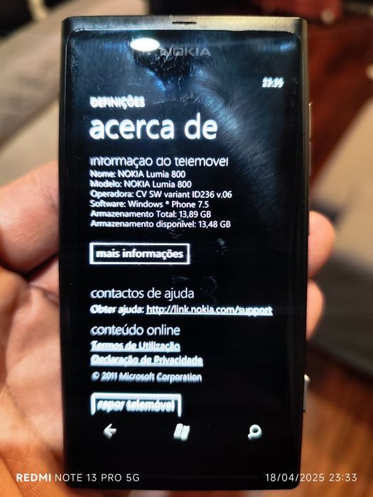 Nokia Lumia 800 Windows Phone