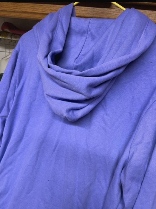 Sweatshirt GAP lilás xl com fecho e bolsos