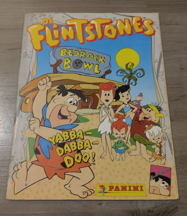 Caderneta Flintstones Panini