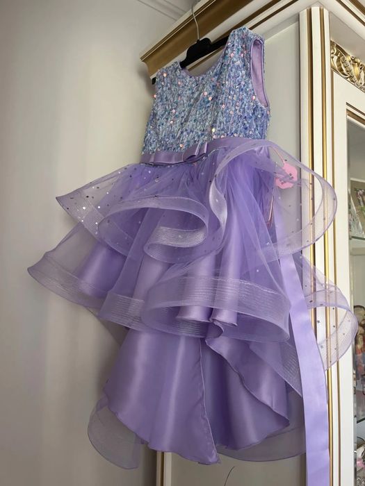 Сукня дитяча святкова фіолетова 4-12 років Платье детское плаття