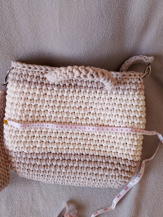 Torba że sznurka ręcznie robione