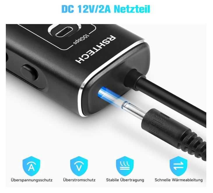 Hub USB 7 portów z wyłącznikiem każdego portu RSHTECH