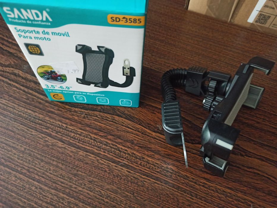 Suporte de telemóvel para moto