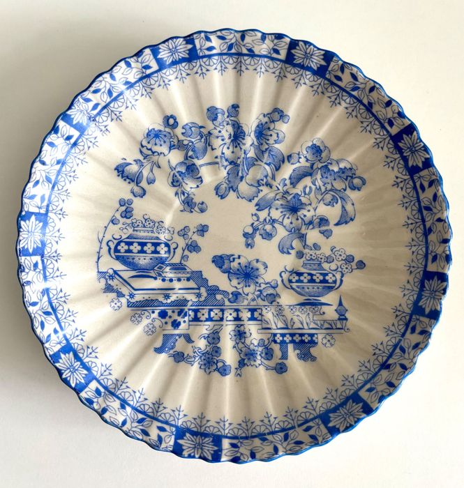 Przedwojenny serwis China Blau Echt Tuppack Tiefenfurt NOWY
