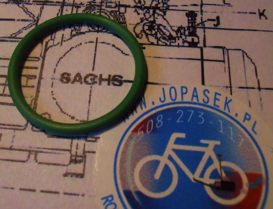 Amortyzator tłumika gumowy - trapez rower sachs 301A