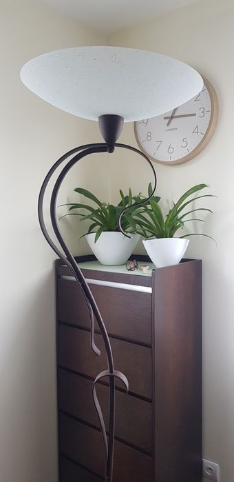 Komplet włoskich lamp z metalu i szkła