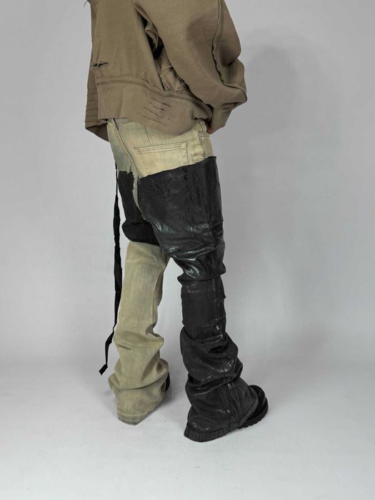 Rick Owens DRKSHDW bolan banana cut клеш джинси штани восковані S M L