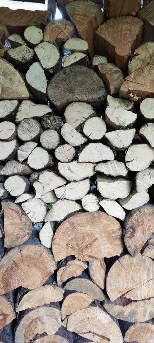 Drewno kominkowe opałowe SUCHE. Buk Dąb Brzoza Olcha Sosna