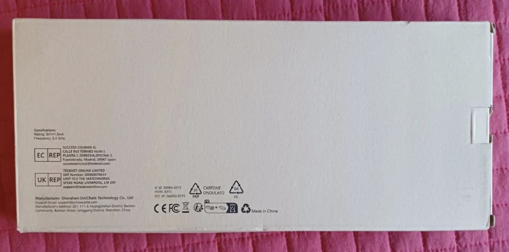 Teclado wireless da tecknet