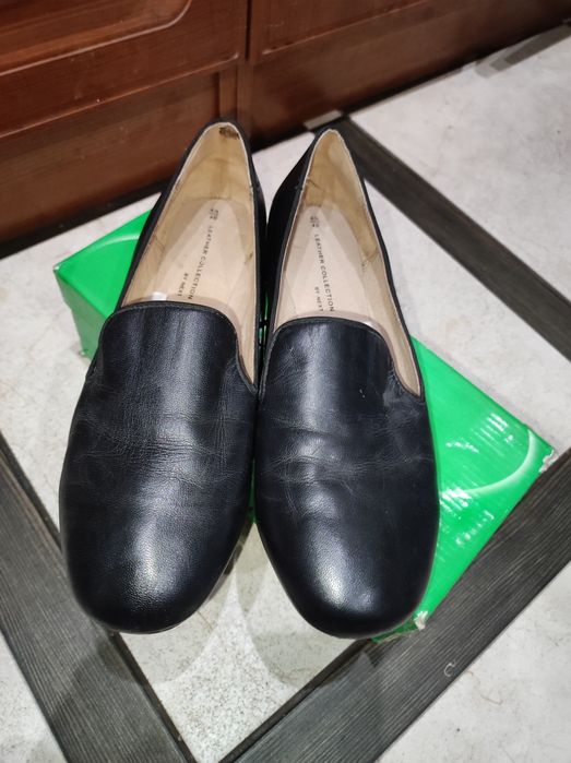 Жіночі балетки кожані