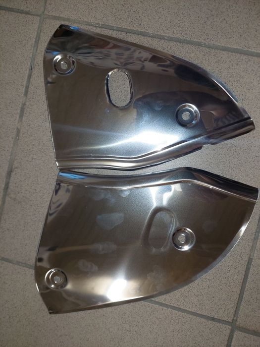 NOWOŚĆ! Oslony boczne boczki rama romet komar sport sztywniak chrom!