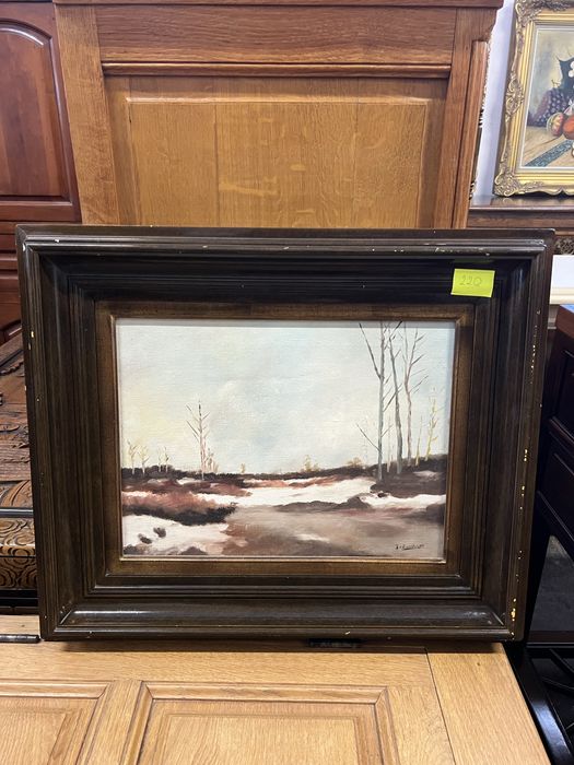 Obraz Malowany na Płótnie/Drewniana Rama/Rama