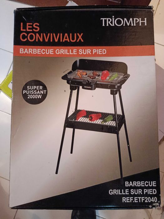 triomph los conviviaux barbecue grill sur pied