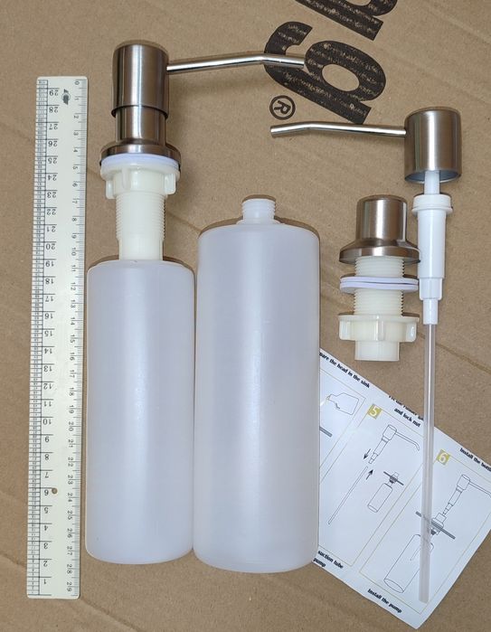 Врезной дозатор диспенсер для моющего жидкого мыла