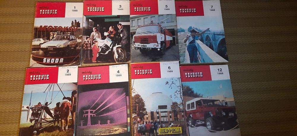 Młody Technik  - 8 egz. z 1988 r.