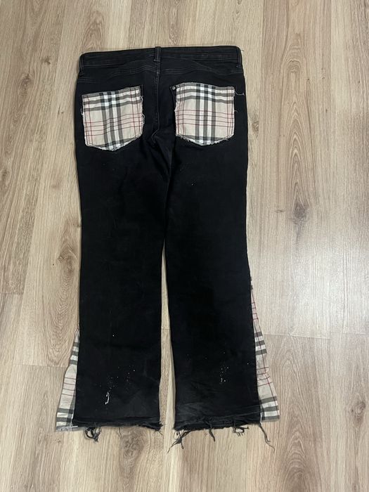 flared burberry jeans