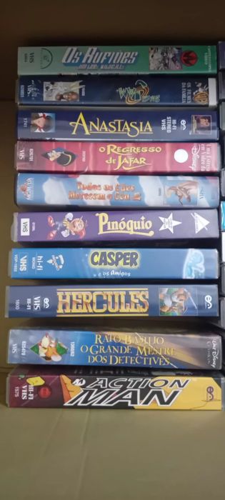 Cassetes  VHS (Disney/ Dragon Ball)