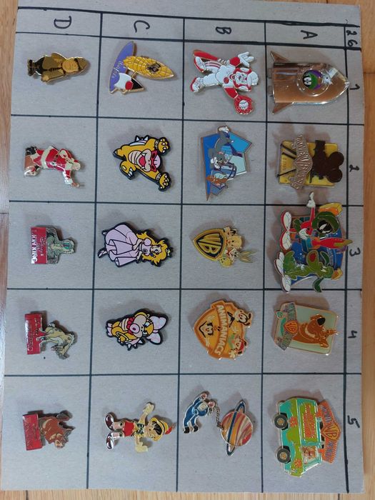 Pins de mola da Disney XXVI