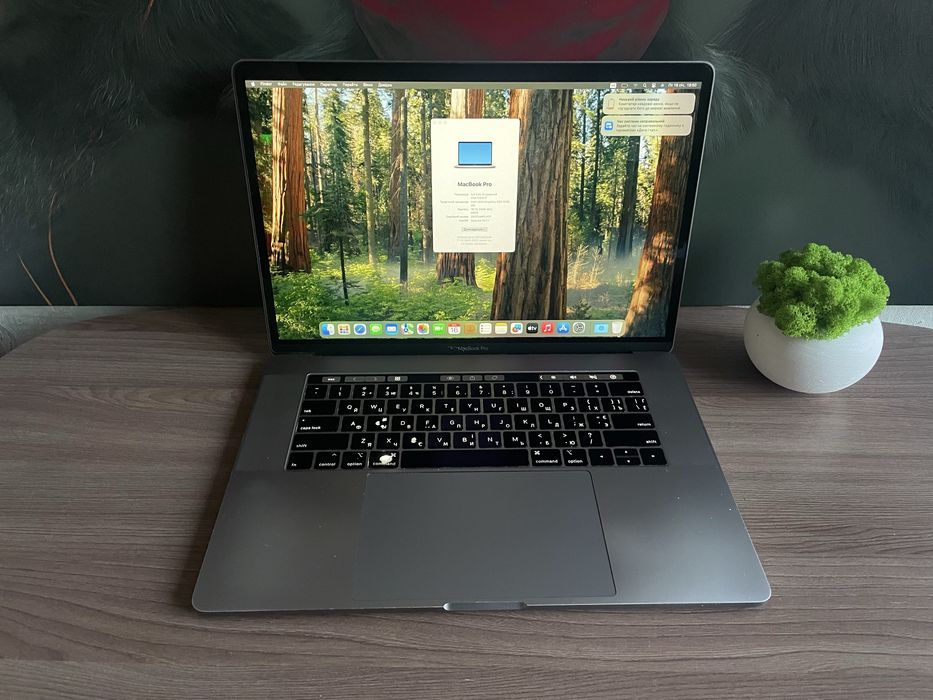33.MacBook Pro 15 Retina OLED 2К/Core i7-8750Н/RAM 16GB/256 SSD/Intel HD+Radeon Pro 555X 4 GB