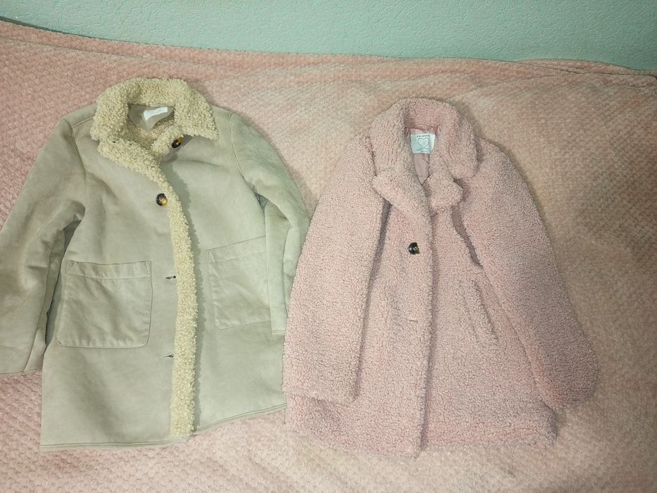 Пакет речей на дівчинку 140-146: куртка,светр,тренч,джинси,шубка