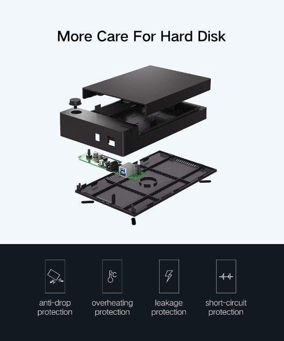 UGREEN Карман для HDD 3.5\2.5.