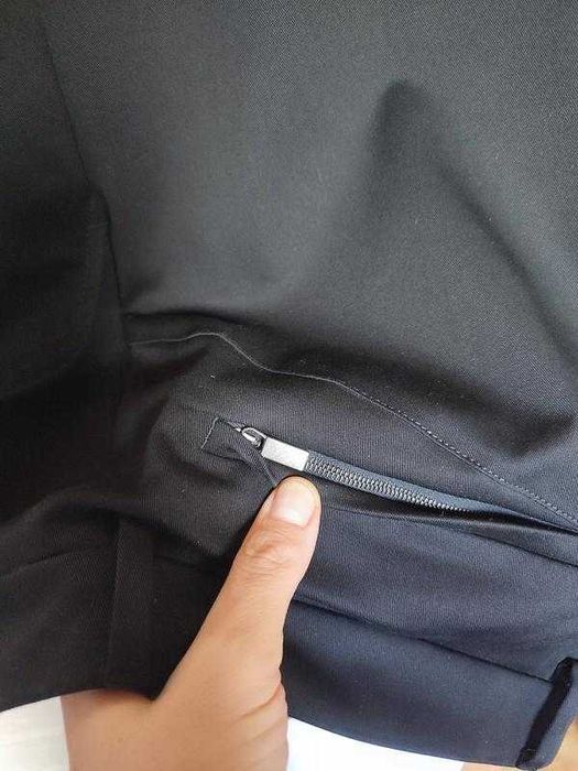 чёрные брюки стрейч Trussardi / 50-52рр (см. замеры)