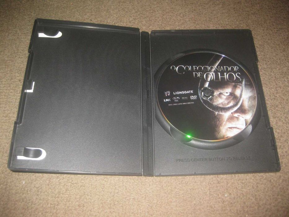 DVD "O Coleccionador de Olhos" com Kane
