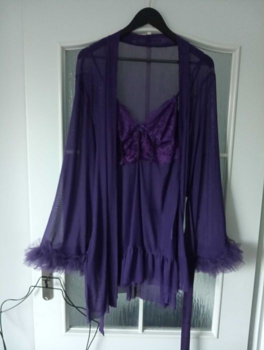 Kobiecy komplet tiulowy,XL