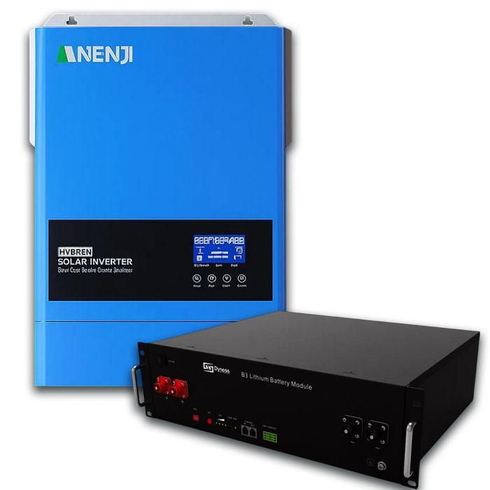 Комплект резервного живлення Інвертор на 6.2 кВт Anenji WiFi + Акумуля