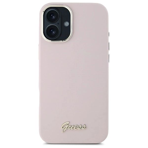 Guess GUHCP16MSMBSLP iPhone 16 Plus 6.7" różowy/pink hardcase Silicone