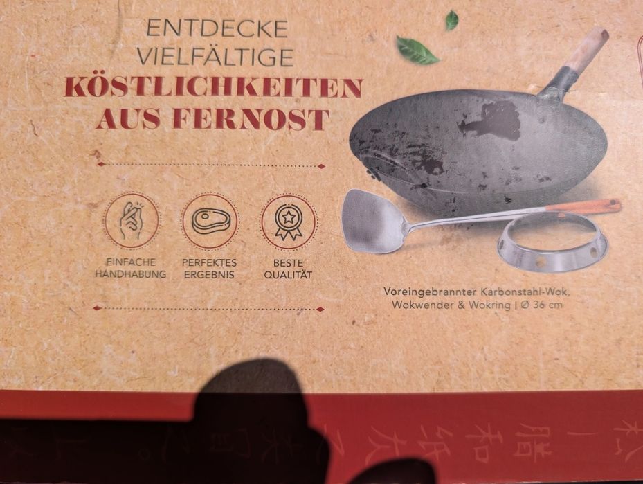 Wok krusten zauber stał weglowa