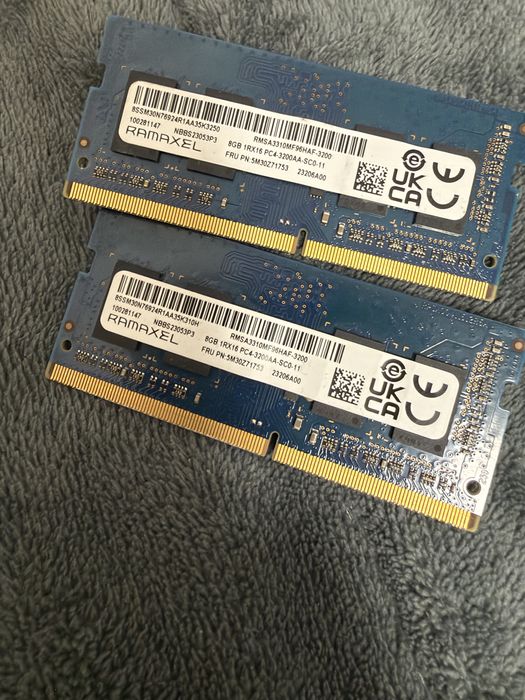 Ram do laptopa 16gb ddr 4 (2x8) 3200mghz