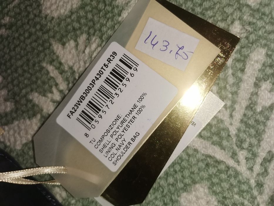 Mala azul a tiracolo Fracomina nova