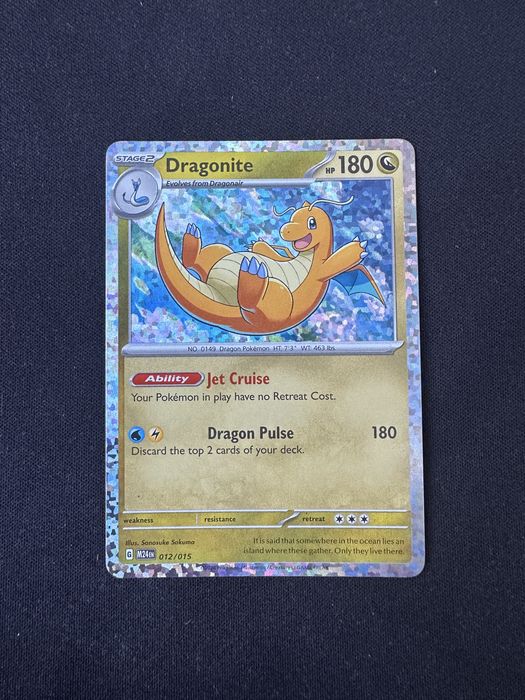 dragonite pokemon card 012 015 Karta 012/015 hologram Warszawa Ursynów clear acrylic holder that perfectly accentuates the stunning visual design and character artwork Dragonite 1999 Pokemon The Movie