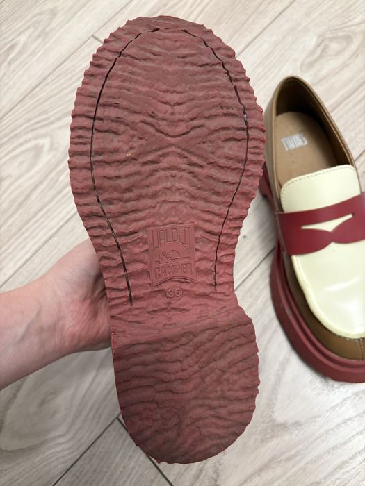 Ультра стильові лофери фірмові шкіряні Camper серіі Twins 36