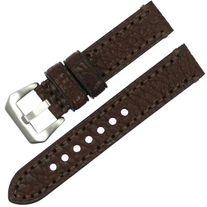 Bracelete Pele Castanha 24mm
