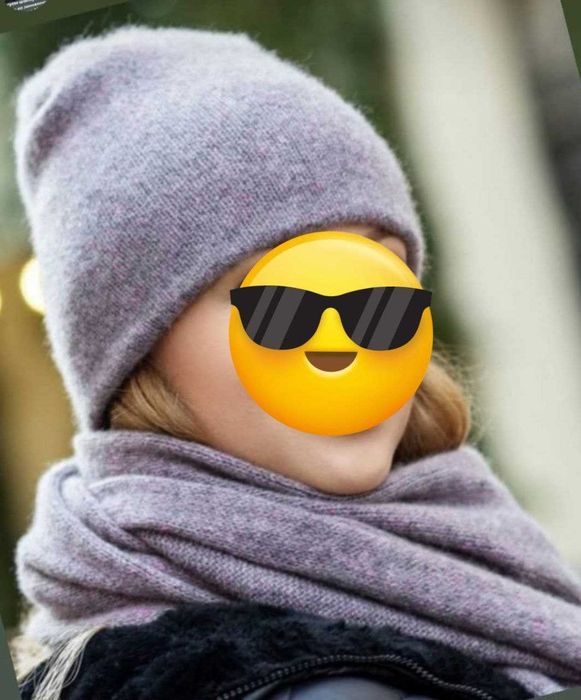 Тепла шапка Подвійна! біні кашемір 100% !   шапка бини кашемирова