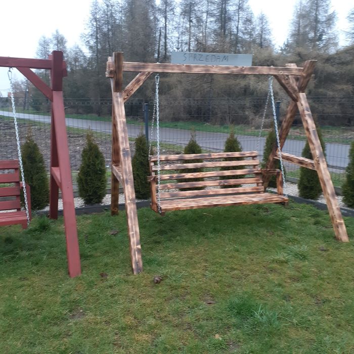 Huśtawka ogrodowa, domki dla dzieci