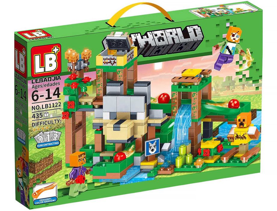 Лего Майнкрафт Лабиринт Волка, 435 деталей. Lego MINECRAFT
