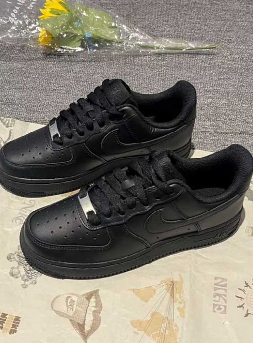 Nike AF1 07 Classic Czarne trampki R.45