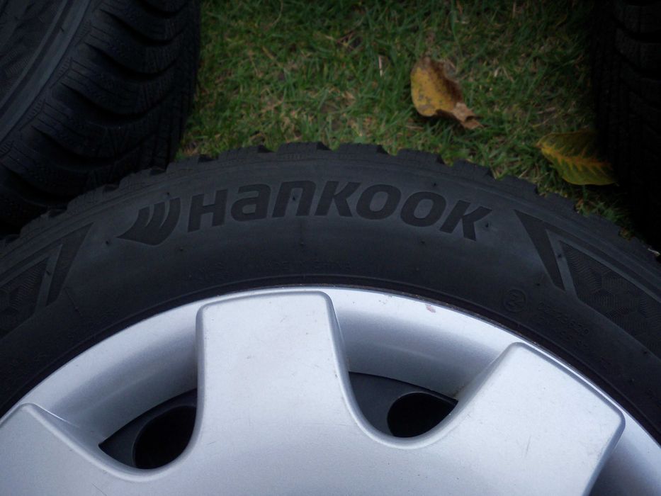 16 vw golf 5 ,6 ,7 touran caddy zima hankook 24r jak nowe 5x112