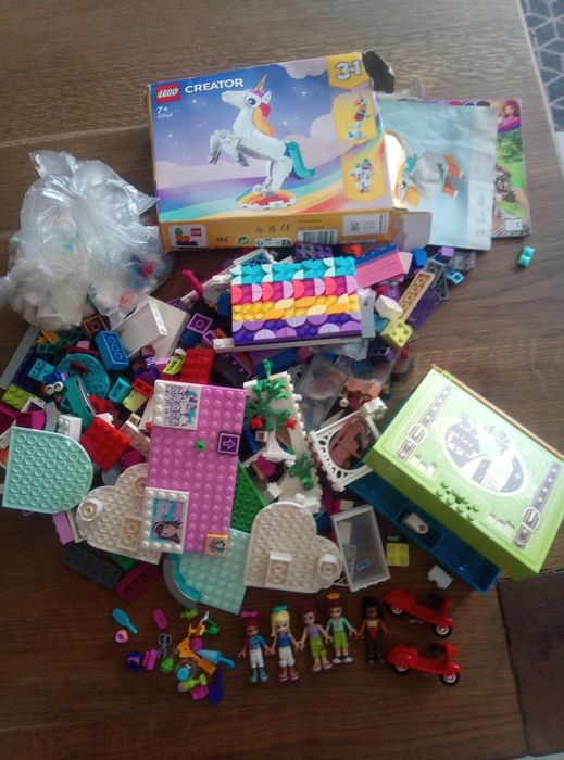 Klocki LEGO luz 1 kg Disney książka figurki skutery creator 31140