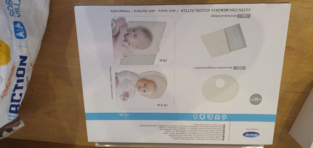 Almofada plagiocefalia bebé