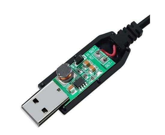 Кабель USB для роутера с преобразователем напряжения 5V-12V US -DC 5.5