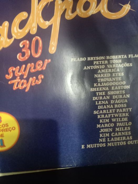 Vinil antigos com caixa