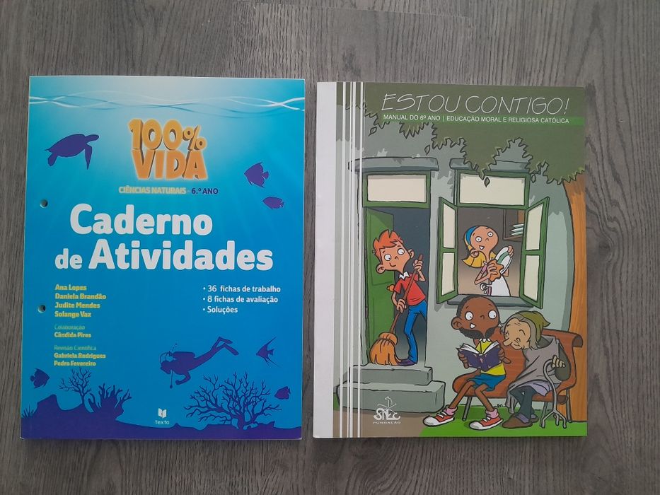 Livros escolares 5°ano - Ciências Naturais e Educação Moral