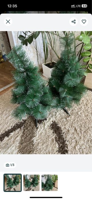 Ялинки сосонки, 2 шт. 60 см.