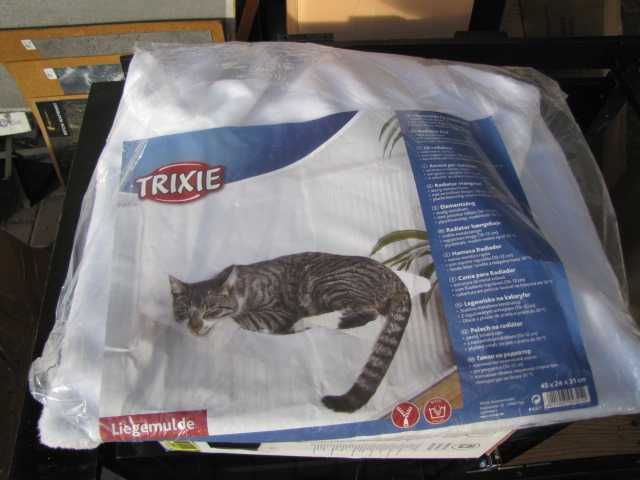 Trixie Legowisko na Kaloryfer dla Kota – Pluszowe, Białe