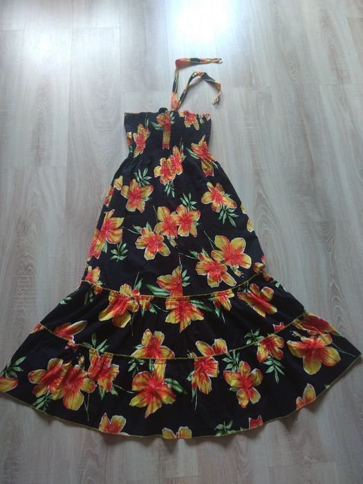 XXL Bawełna Maxi sukienka Kafuni