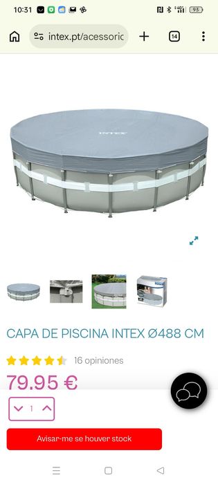 Cobertura de piscina INTEX